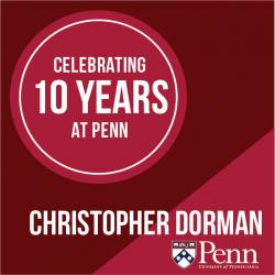 Christopher Dorman 10 Years of Service