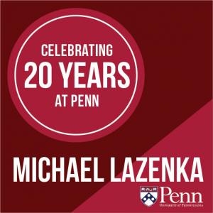 Michael Lazenka 20 Years of Service
