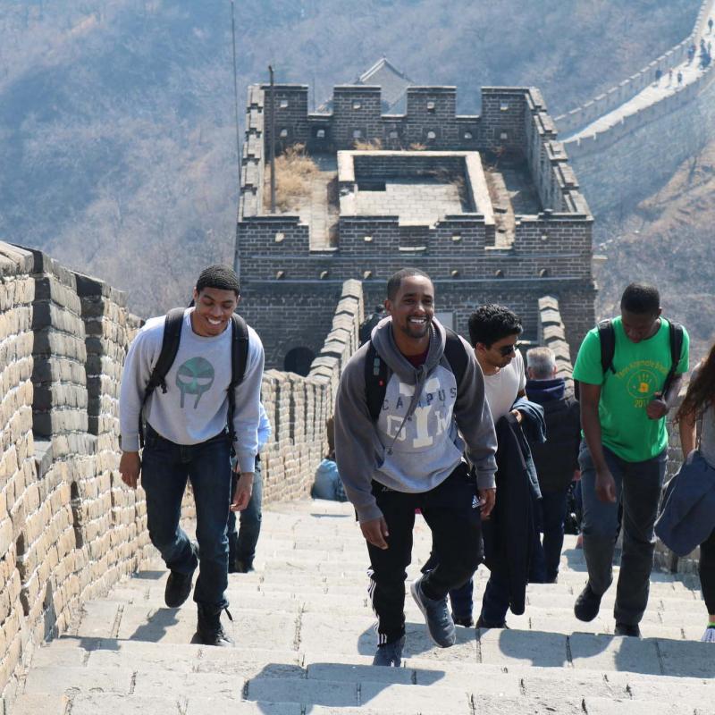Penn students in China